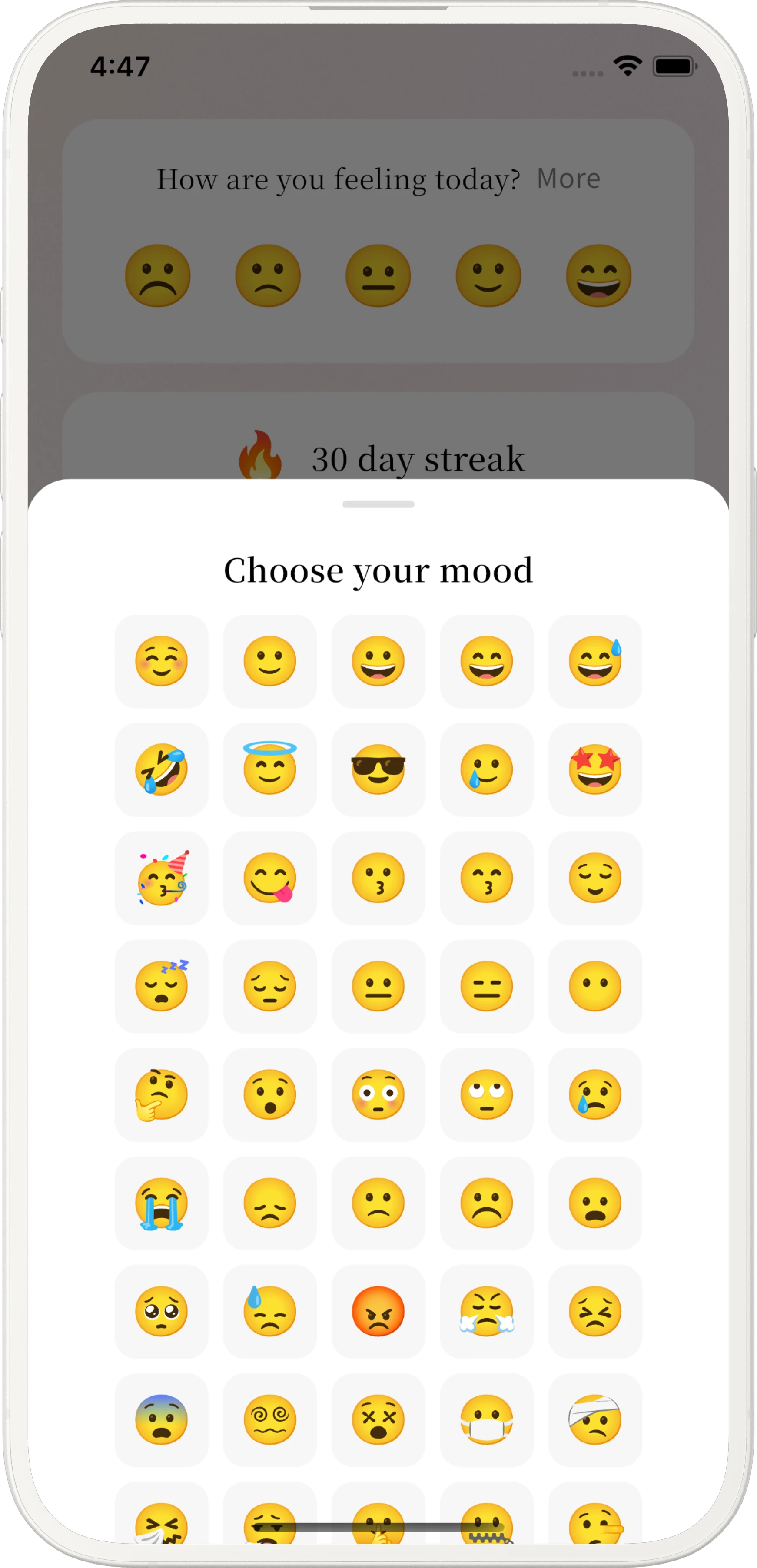 See your feelings, accept yourself